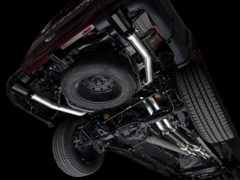 AWE 25+ RAM 1500 3.0TT 0FG Catback Touring Exhaust - Diamond Black Tips