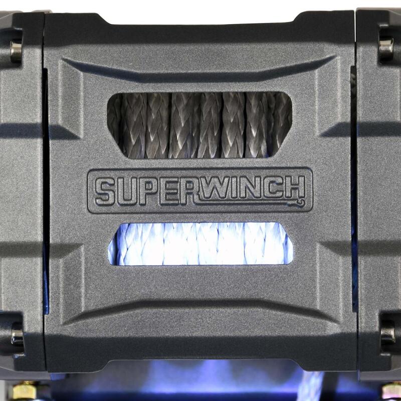 Superwinch 4500 LBS 12V DC 1/4in x 40ft Synthetic Rope Hawse Fairlead SP 45SR Winch