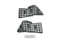DV8 Offroad Center Console Molle Panels for 24 Toyota Land Cruiser - CCT4-01