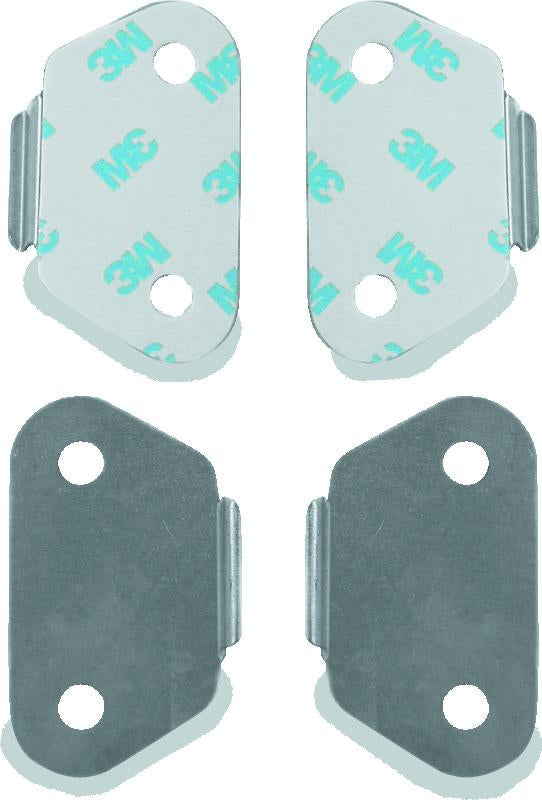 Bikers Choice Hard Bag Cover Wear Plates Pair for 1993–2013 Harley-Davidson Touring Models