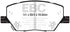 EBC 2015+ Fiat 500X 1.4L Turbo Yellowstuff Front Brake Pads