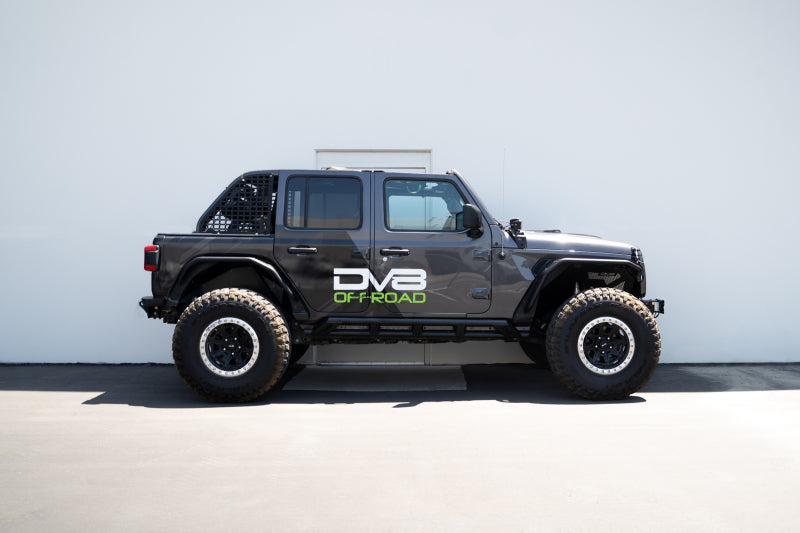 DV8 Offroad 18-23 Jeep Wrangler JL 4 Door FS-15 Series Rock Sliders