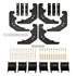 Westin 15-25 Ford F-150 SuperCrew / 17-25 F-250/350 CC AT6 Running Boards - Black
