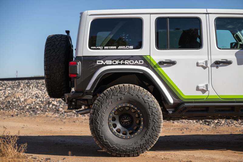DV8 Offroad Aluminum Rear Inner Fenders for 18-25 Jeep Wrangler JL - INFEND-06RB