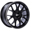 BBS CH-R 18x8.5 5x112 ET38 Satin Black Polished Rim Protector Wheel -82mm PFS/Clip Required