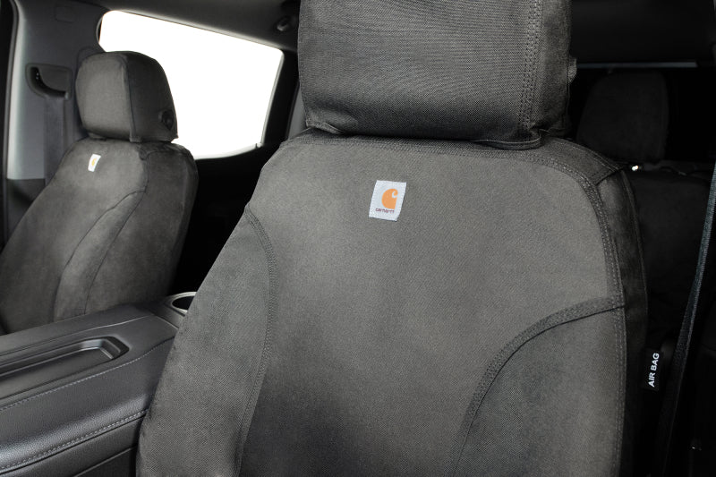 Covercraft 19-25 Ford F250 F350 F450 Carhartt Super Dux SeatSaver Second Row Custom Seat Cvr-Gravel