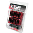 Wheel Mate Monster Open End Lug Nut Set of 20 - Red 14x1.50