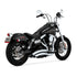 Vance & Hines HD Dyna 06-09 Big Radius 2-2 Chrome Full System Exhaust