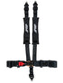 PRP 5.3x2 Harness - 5 Point Harness 3In Lap Belts 2In Shoulder Belts w/ Removable Pads