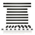 Westin EXP Roof Rack for Full Size EXP Truck Cap (RACK ONLY - NO CAP) 50x58in. - Tex. Blk