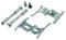 Centric 03-06 Mitsubishi Lancer / 04-07 Volvo V70/S60 / 04-07 Cadillac CTS Fr Disc Brake Hardware