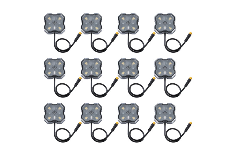 Diode Dynamics Single-Color Rock Light Installer Kit (12-pack)