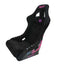 NRG FRP Bucket Seat (Large) Black Alcantara w/ Dragon Livery