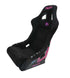 NRG FRP Bucket Seat (Large) Black Alcantara w/ Dragon Livery