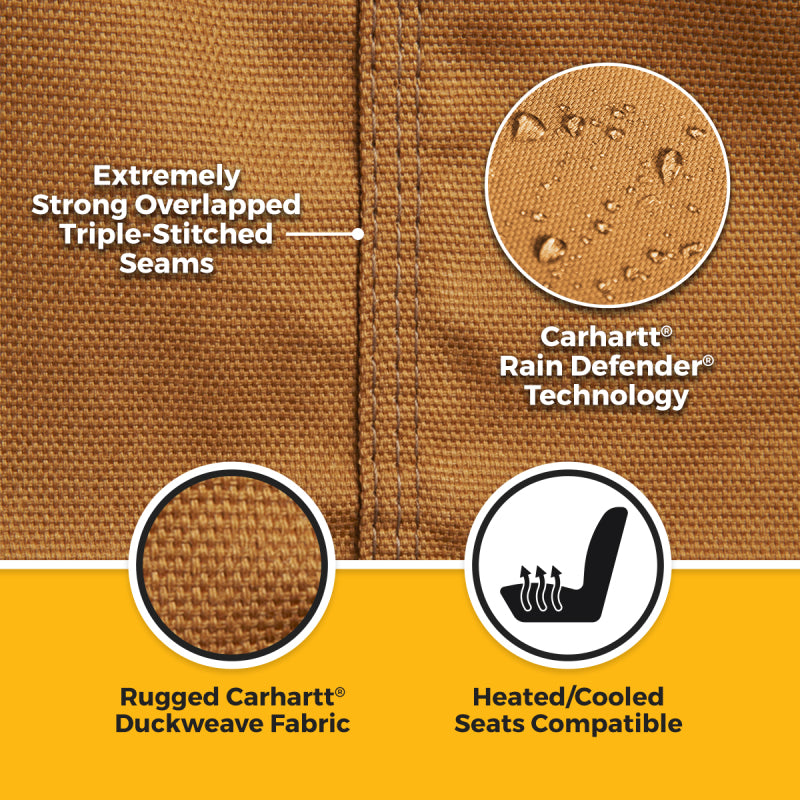Covercraft 24-26 Jeep Wrangler Fr Buckets Carhartt SeatSaver Custom Front Row Seat Cover