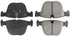 StopTech Performance 06-09 BMW M5 E60 / 07-09 M6 E63/E63 Rear Brake Pads