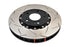 DBA 03-05 Evo 8/9 Front Slotted 5000 Series 2 Piece Rotor Assembled w/ Black Hat
