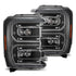 AlphaRex 23-26 Ford F-250 SD NOVA LED Proj Headlights Blk w/Activ Light/Seq Signal/Switchback