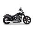 Vance & Hines 2025+ HD Softail Twin Slash 4in Round Chrome Slip-On Exhaust