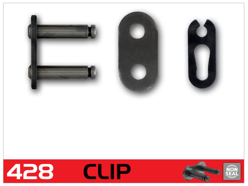 RK Chain 428 Clip Link - Natural