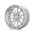Vossen HFX-5 - 22x9.5 - 6x135 - ET20 - Deep Face - 87.1 - Silver Polished Wheel