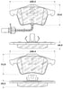 StopTech Performance 07-09 Mazda 3 Front Brake Pads