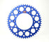 Renthal 18-23 Yamaha YX65 Rear Grooved Sprocket - Blue 420-47P Teeth
