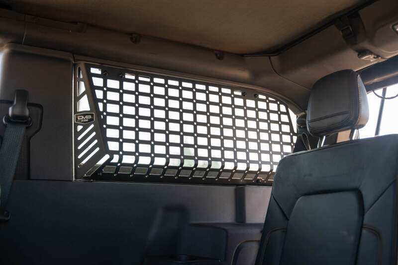 DV8 Offroad Rear Window Molle Panels for 21-24 Ford Bronco 2-Door - MPBR-12