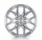 Vossen HF6-4 22x10 - 8x170 - ET-18 - Super Deep Face - 125.1 - Silver Polished Wheel