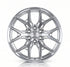 Vossen HF6-4 22x10 - 8x170 - ET-18 - Super Deep Face - 125.1 - Silver Polished Wheel