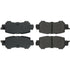 PosiQuiet 09-10 Audi A4 / 10 Audi S4 Deluxe Plus Rear Brake Brake Pads