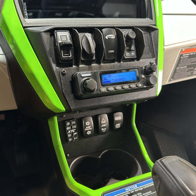 Rugged Radios Kawasaki Teryx4/Teryx5 H2 Comp Comm Kit w/ BT Intercom & 2-Way - 696/G1 GMRS