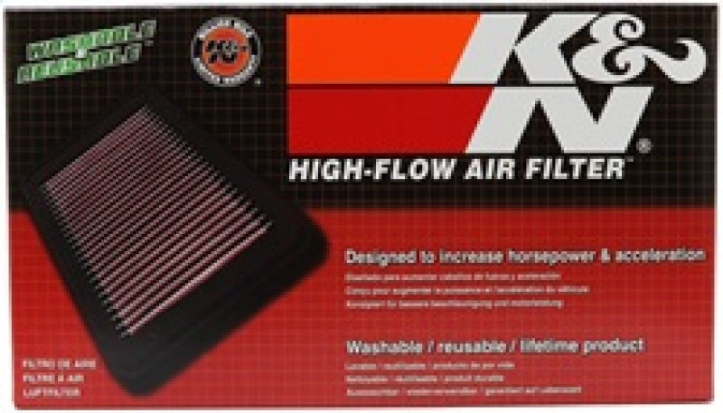 K&N High-Flow Original Replacement Drop In Air Filter for 15-18 Kia Sorrento III L4-2.2L DSL 33-3064