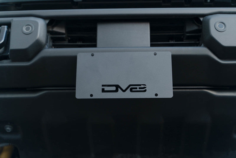 DV8 Offroad 21-23 Ford Bronco Capable Bumper Front License Plate Mount