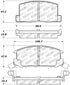 StopTech Performance 1/90-95/00-05 Toyota MR2/Spyder Rear Brake Pads