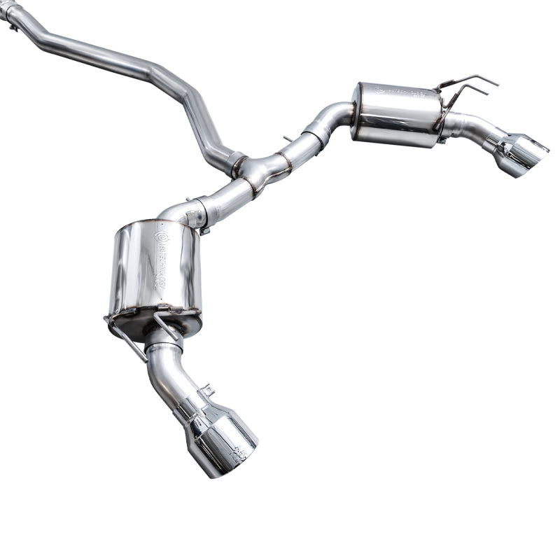 AWE Tuning Touring Edition Catback Exhaust Dual Chrome Silver Tip for Honda Civic /Acura Integra 3015-32331