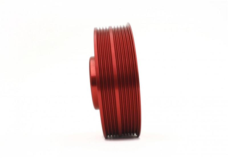 Perrin 93+ Impreza (WRX/STi) Crank Pulley - Red (w/AC)