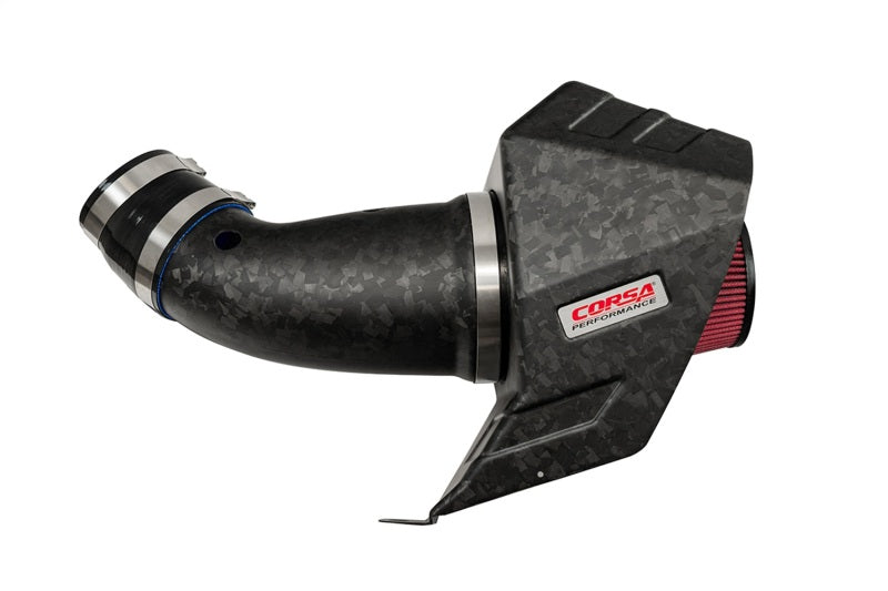Corsa 2020-2023 Dodge Durango SRT Hellcat Carbon Fiber Air Intake w/ DryTech Forged CF - Black