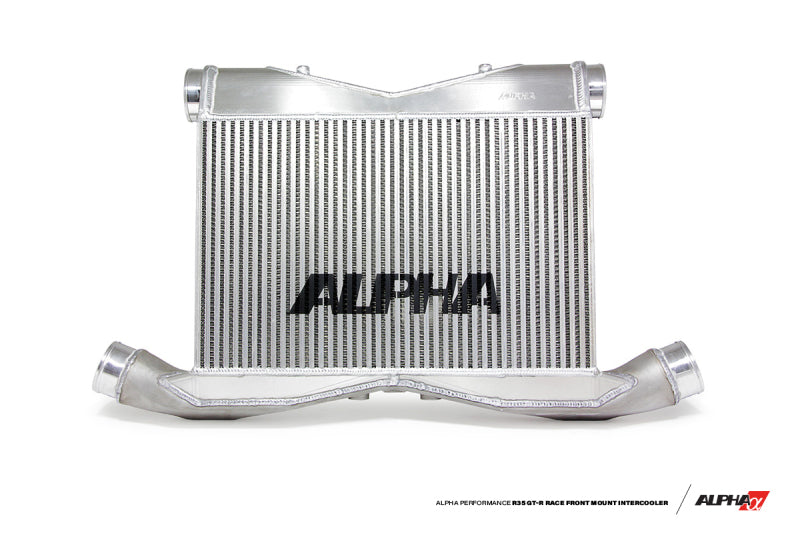 AMS Performance 09-23 Nissan GT-R Alpha Race Front Mount Intercooler w/Logo