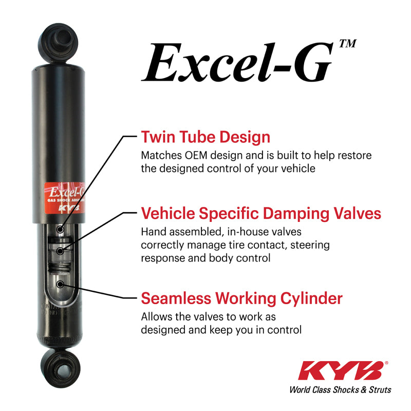KYB Excel-G Gas Shock for 2014-2020 Fiat 500L Rear - 3410121