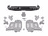 Rugged Ridge 20-24 Jeep Gladiator Wingmate Rear Bumper (Max Spare Wheel/Tire 37in. Dia.) - Tex. Blk