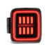 AlphaRex NOVA Series Prismatic LED Tail Lights for 18-25 Jeep Wrangler JL - Black - 602010