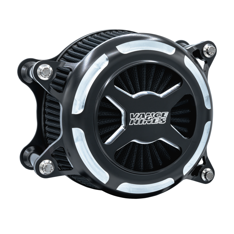 Vance and Hines 23+ HD Road/Street Glide V02 X Air Intake - Black Contrast