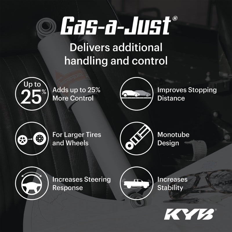 KYB Gas-A-Just Gas Shock for 2021-2023 Ford Mustang Mach-E Rear - 5550026