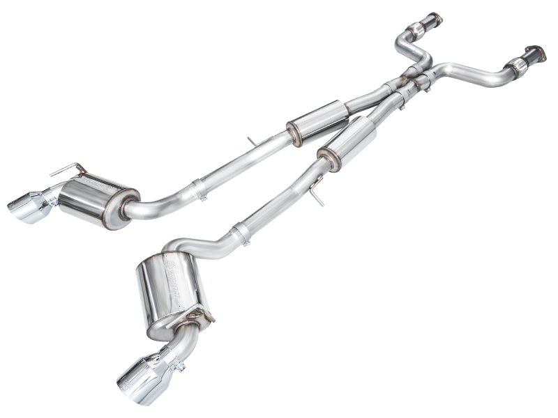 AWE Touring Edition Catback Exhaust System w/Chrome Silver Tips for 23 Nissan Z RZ34 RWD 3015-32400