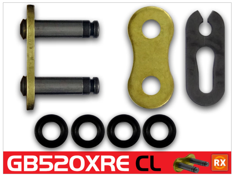 RK Chain GB520XRE-CLIP - Gold