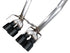 AWE Tuning 05-07 C6 Chevrolet Corvette 6.0L Track Edition Axleback Exhaust w/ Diamond Black Tips