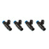 Injector Dynamics 1750-XDS - USCAR Connector / 48mm Length / 14mm (Black) BOTTOM Adaptor - Set of 4