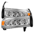 AlphaRex 94-01 Dodge Ram 1500 NOVA LED Headlights Chrome w/ Activ. Light Seq. Signal and SB DRL