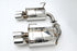 Invidia 22+ Subaru WRX Q300 3.5in. Rolled Dual Wall S.S Tip Axle-back Exhaust